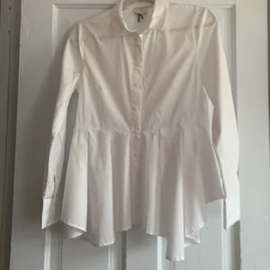 Anthropology HD in Paris white blouse